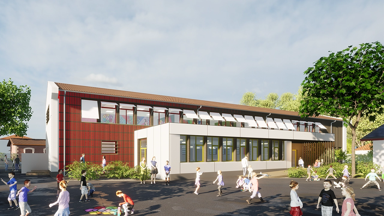 Bâtiments publics,atelier d'architecture,Nouvelle Aquitaine,Ecoles,Bâtiment publique